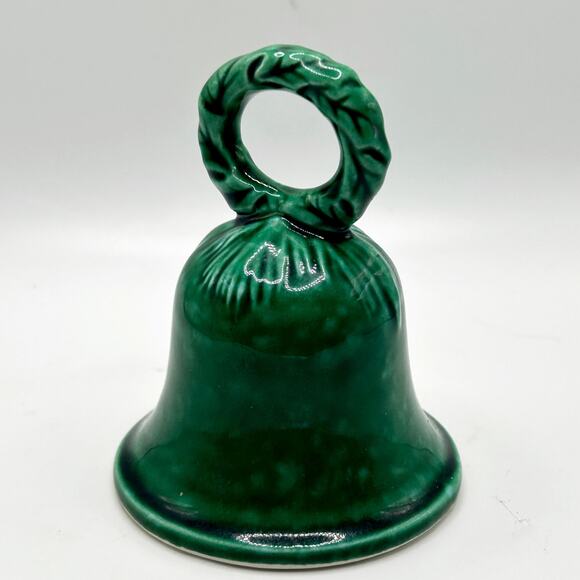 Vintage Norcrest Hand Painted Winking Santa Christmas Bell Japan - Picture 3 of 4